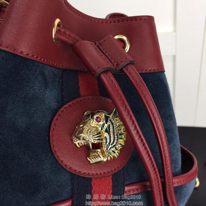GUCCI古馳 新款 專櫃品質 原單 553961 藍磨砂 時尚 女款肩背包HY1431